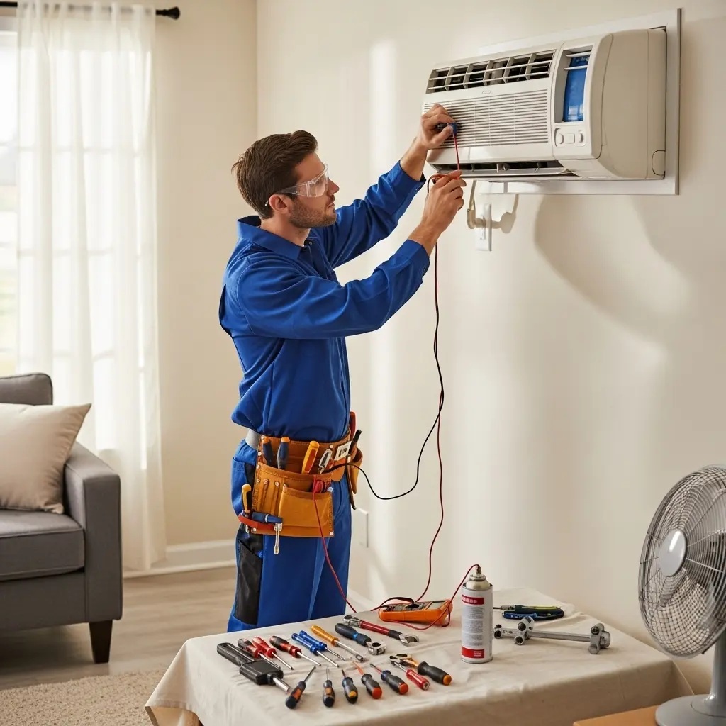 Büyükçekmece Teka Teka klima gaz dolumu ve bakım – Enerji verimliliği artırıldı. - Teknik servis örneği